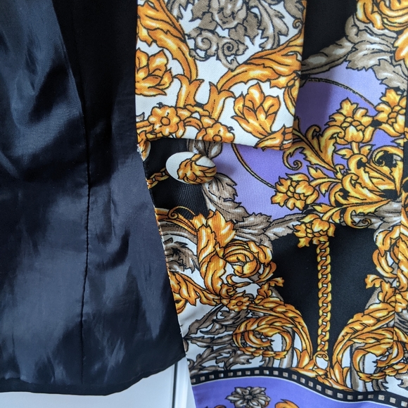 Laundry by Shelli Segal Gold Print Jacket - Picture 3 of 5